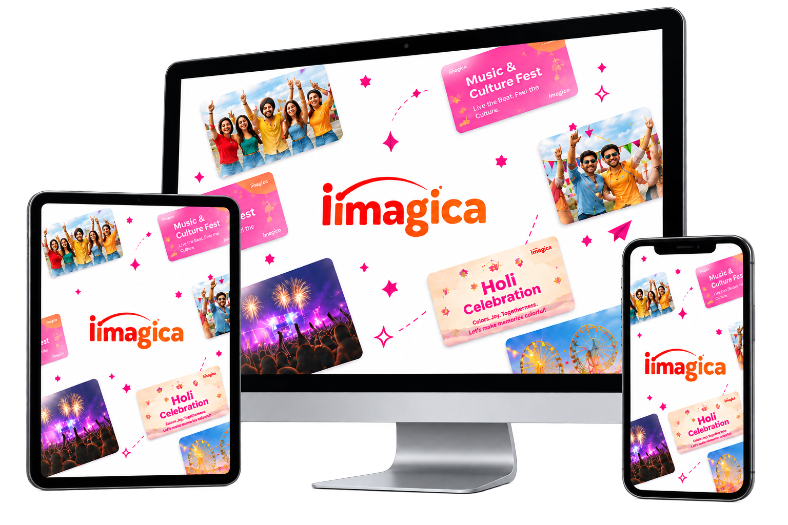iimagica Multi-device Ecosystem (Web, Tablet & Mobile)
